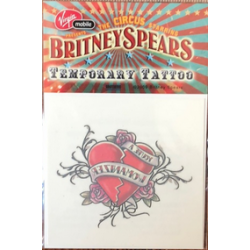 Set of 3 temporary tattoos...
