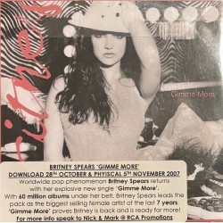 "Gimme More" 1-track promo...