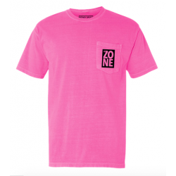 T-shirt unisexe rose à...