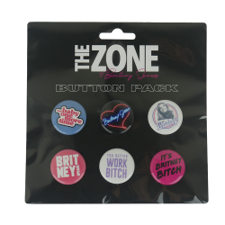 Pack de 6 badges - The Zone...