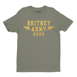T-shirt gris "Britney Army"...