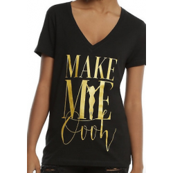 T-shirt noir "Make Me Oooh"...