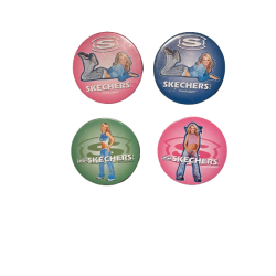 Lot de 4 badges promo...